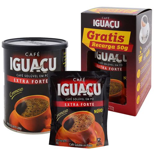 Café IGUAÇU extra fuerte 200 g + sachet 50 g