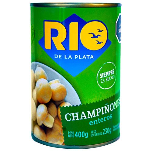 Champiñones enteros RIO DE LA PLATA 400 g