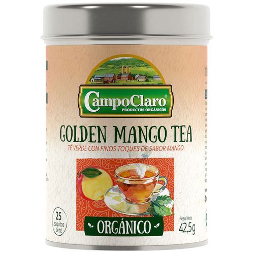 Té orgánico CAMPOCLARO mango 25 un.