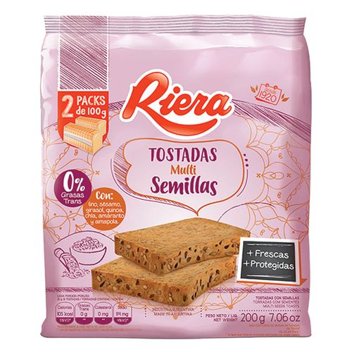 Tostadas RIERA multisemillas 200 g