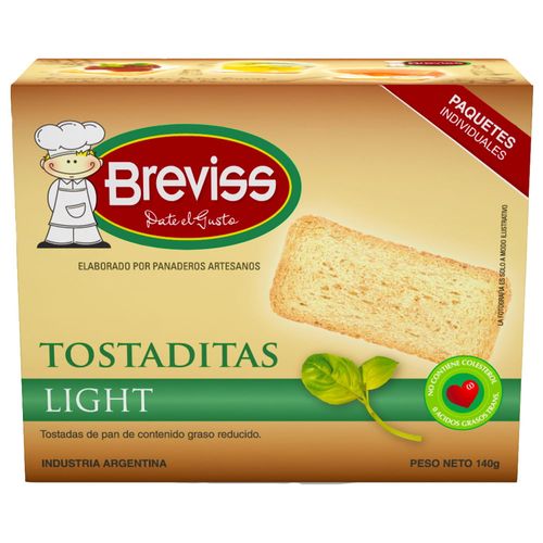 Tostaditas LIGTH BREVISS 140 g