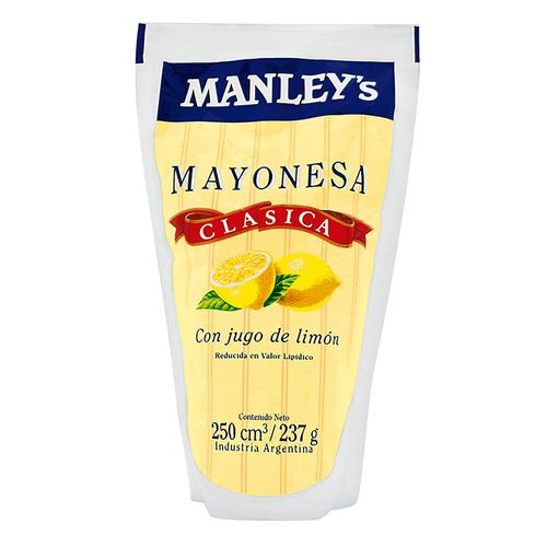 Mayonesa clásica MANLEY'S pouch 250 ml