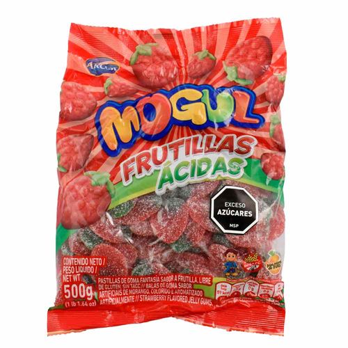 Gomas MOGUL frutillas ácidas 500 g