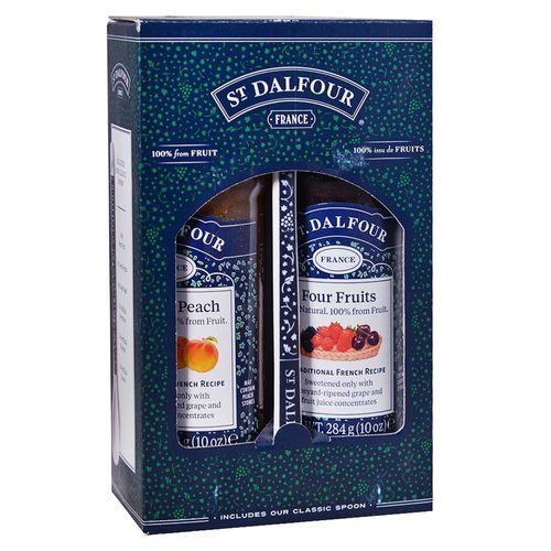 Pack mermeladas ST.DALFOUR 2 x 284 g + cucharita de regalo
