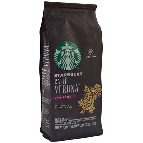 Café molido STARBUCKS dark verona 250g