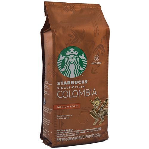 Café molido STARBUCKS medium colombia 250g