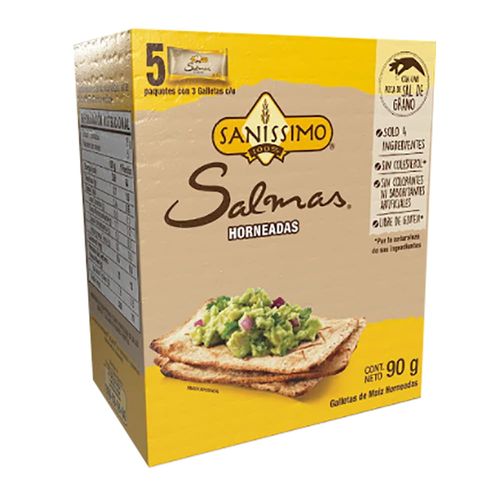 Tostaditas SANISSIMO salmas x 5 un. 90 g