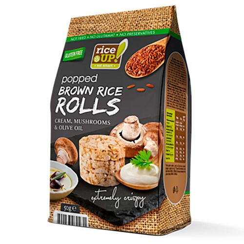 Galletas de arroz RICE UP Mushrooms 50 g