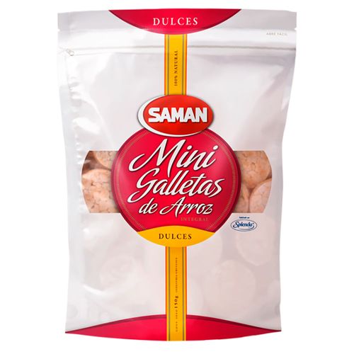 Galleta arroz SAMAN Mini Dulces 150 g