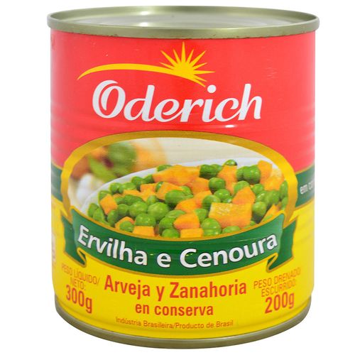 Arvejas + zanahoria ODERICH 300 g