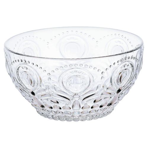 Bowl labrado transparente 15x8 cm