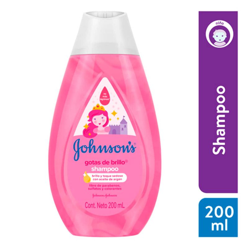 Shampoo-JOHNSON-S-Baby-Gotas-de-Brillo-200-ml-0