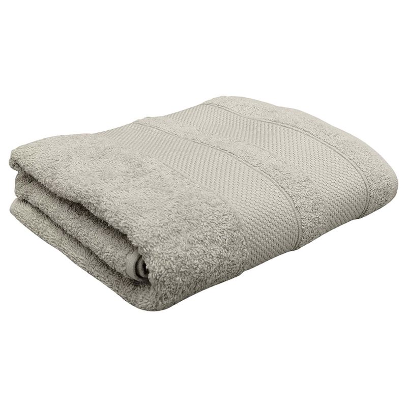 Toalla-DOHLER-para-Baño-100--Algodon-70X140-cm-Color-Gris-Claro-0
