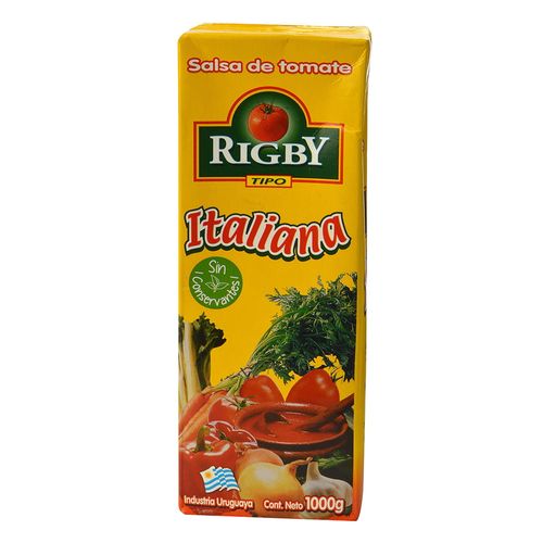 Salsa de tomate en tetra italiana RIGBY 1 kg