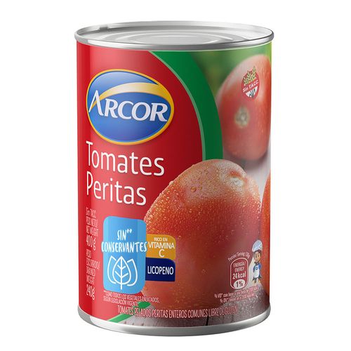 Tomate entero perita ARCOR 400 g