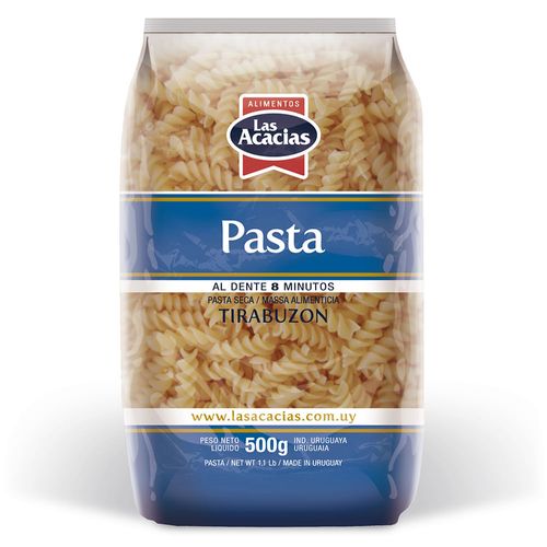 Fideos LAS ACACIAS Tirabuzón 500 g