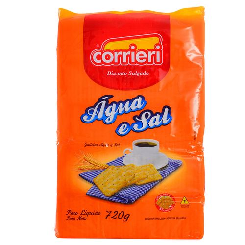 Galleta CORRIERI al Agua con Sal 720 g