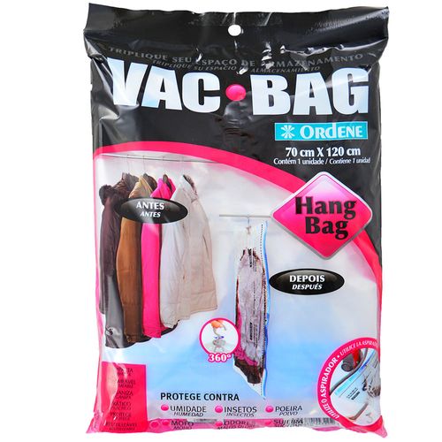 Funda para almacenar 70x120 cm al vacío con percha