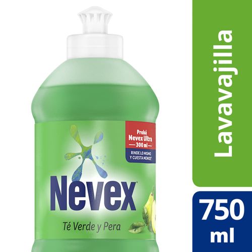 Detergente cristalino NEVEX té verde y pera 750 ml
