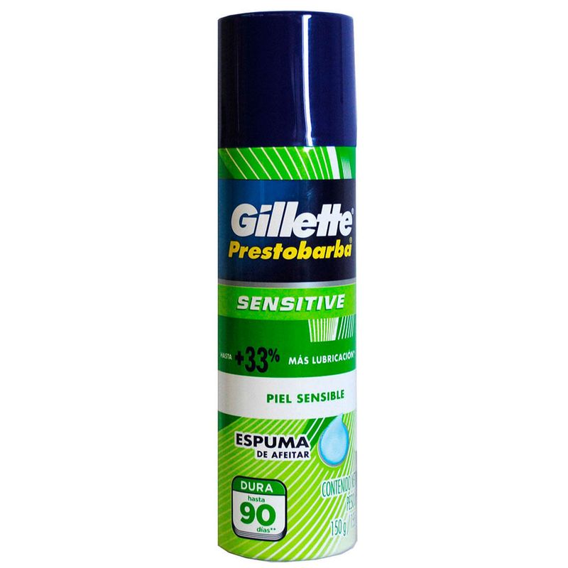 Espuma-de-afeitar-GILLETTE-Prestobarba-sensible-150-g-0