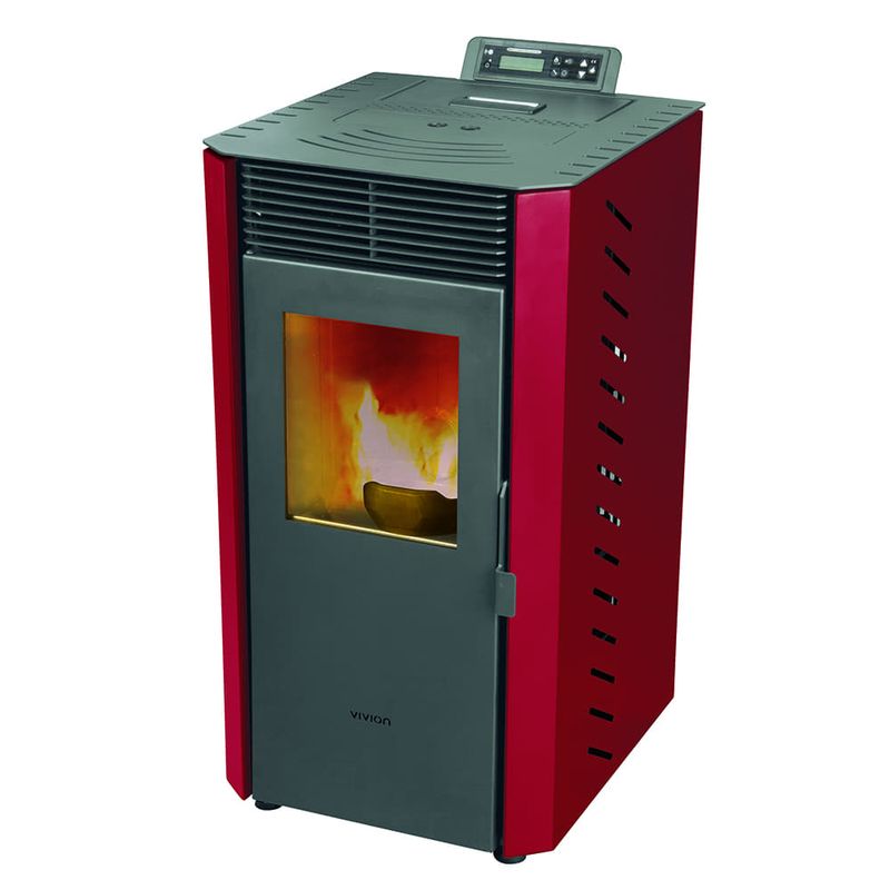 Calefactor-a-pellet-VIVION-HAUS-Eco-Start-10-Kw-rojo-0