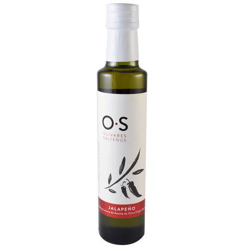 Aceite de oliva OLIVARES SALTEÑOS jalapeño 250 cc