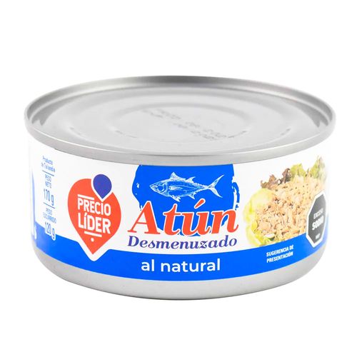 Atún desmenuzado al natural PRECIO LÍDER 170 g