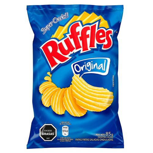 Papas fritas RUFFLES 85 g