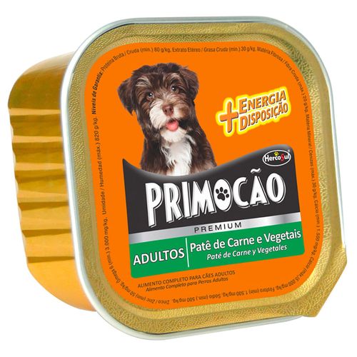 Pate PRIMOCAO carne y vegetales 300 g