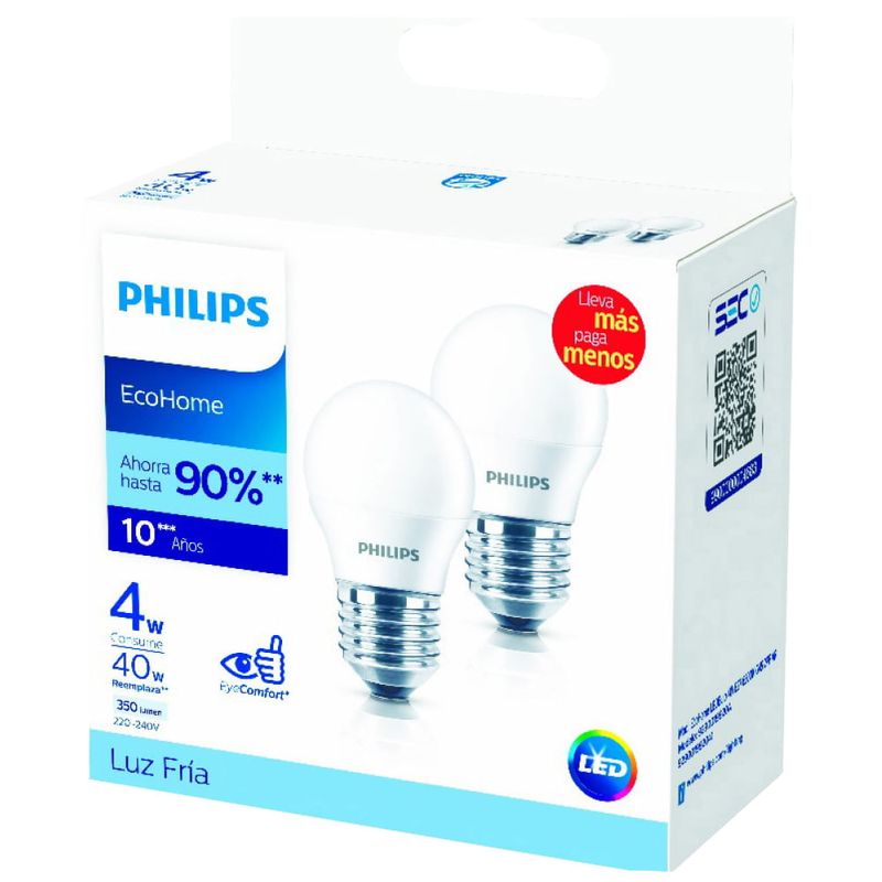 Lampara-LED-PHILIPS-Ecohome-fria-x-2-4W-0