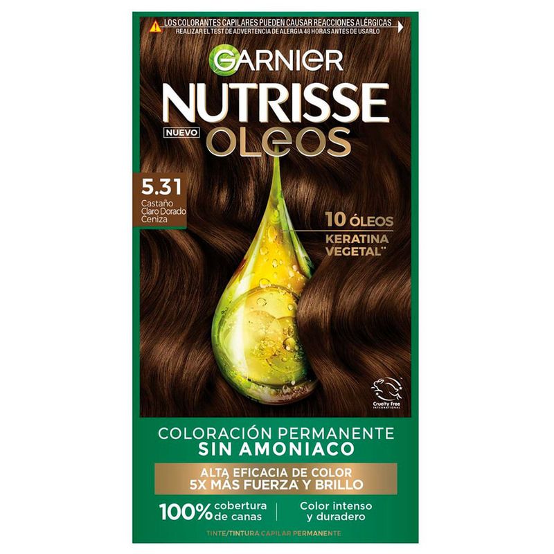 Coloracion-NUTRISSE-oleos-Castaño-Dorado-Cenizo-531-0