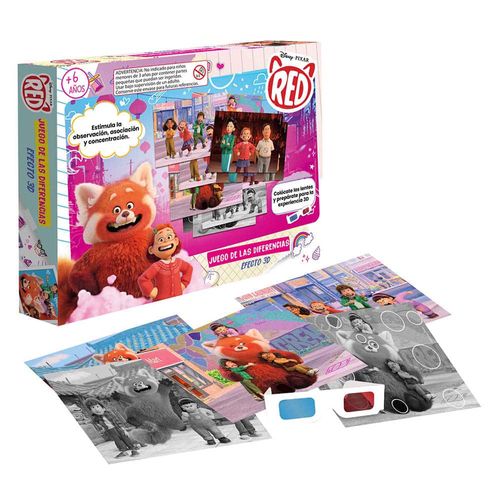 Juego de diferencias efecto 3D red