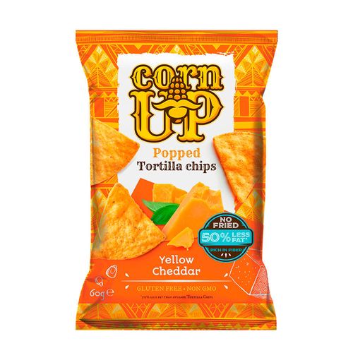 Tortilla chips CORN UP queso 60g