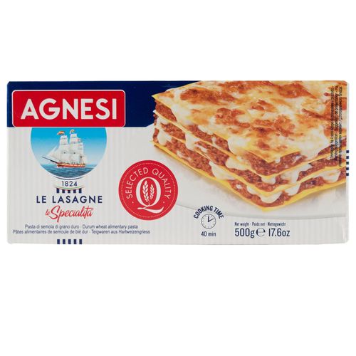 Lasaña AGNESI Nº87 500 g