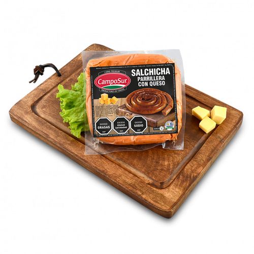 Salchicha parrillera con queso CAMPOSUR al vacío x 300 g