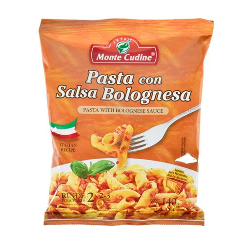 Pasta con salsa Bolognesa MONTE CUDINE 140 g