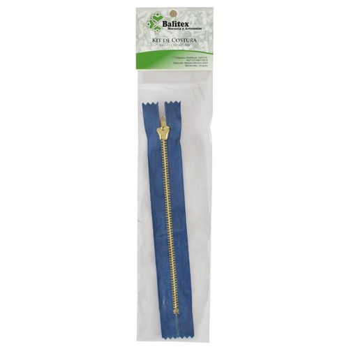 Cierre metálico jean 15 cm