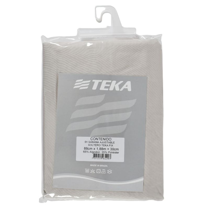 Sabana-ajustable-Twin-Teka-Beige-88x188-30-cm-0