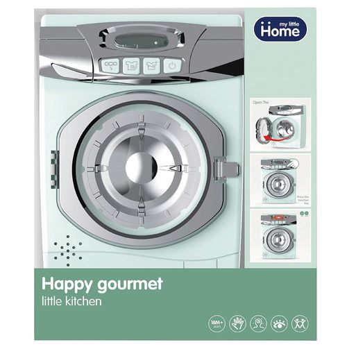 Lavarropas con funciones verde