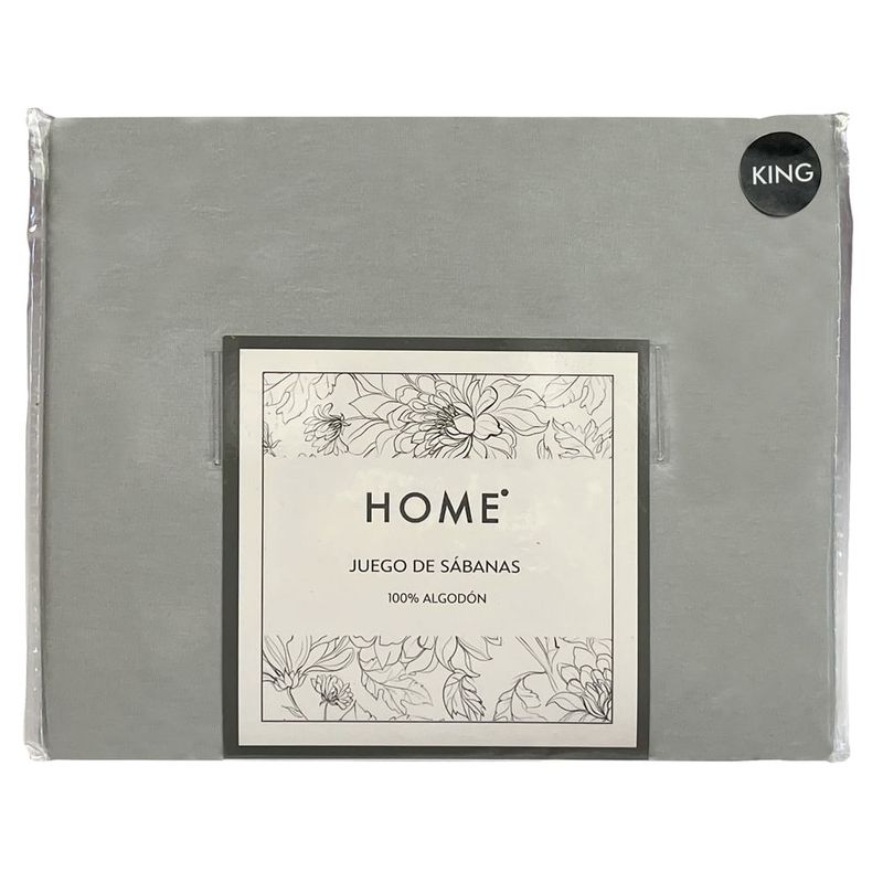 Juego-de-Sabanas-HOME-King-180-hilos-gris-100--algodon-0
