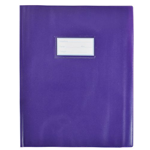 Forro para cuaderno en pvc violeta