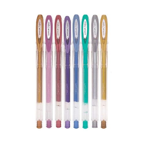 Lapicera UNI signo gel metalizada 0.5