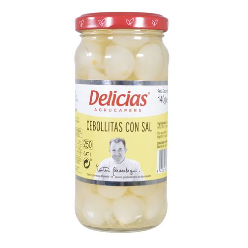 Cebollitas en vinagre DELICIAS 250 g