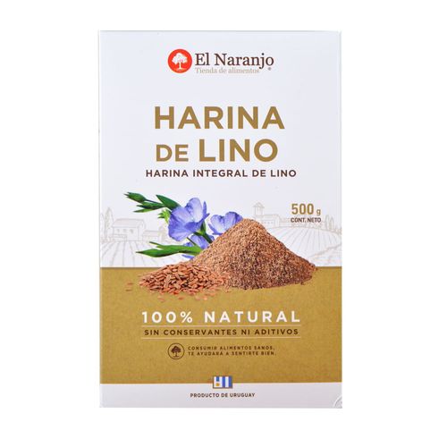 Harina integral de lino EL NARANJO 500 g