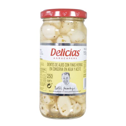 Dientes de ajo con finas hierbas DELICIAS 245 g