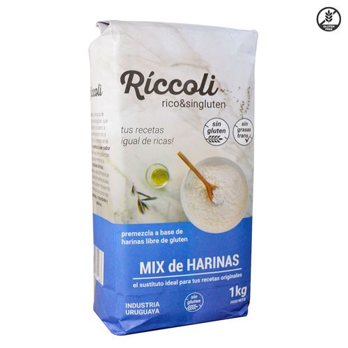 Mix de harinas RICCOLI sin gluten 1 kg