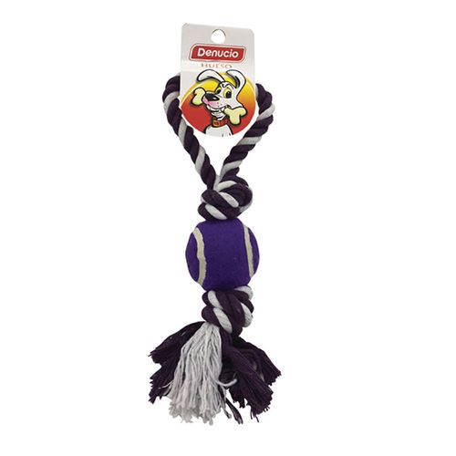 Pelota tenis con cuerda DENUCIO 8.5x32x6.5cm