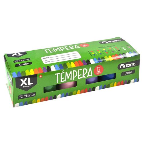 Témpera TORRE 12 colores