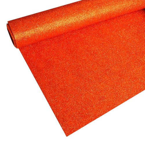 Goma eva hoja 40X60 cm brillantina naranja