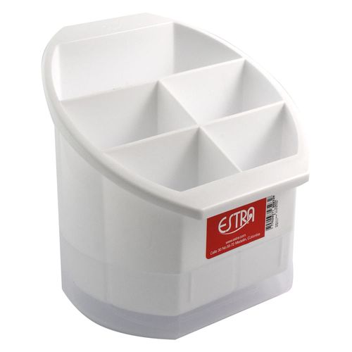 Escurridor de cubiertos blanco